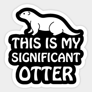 My otter Sticker